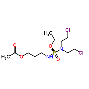 78218-94-7  3-({[bis(2-chloroethyl)amino](ethoxy)phosphoryl}amino)propyl acetate