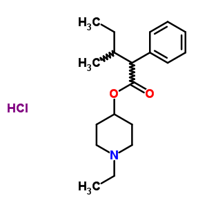 78372-14-2  1-ethylpiperidin-4-yl 3-methyl-2-phenylpentanoate hydrochloride