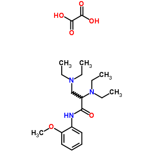 78406-73-2  3-(diethylamino)-N~2~,N~2~-diethyl-N-(2-methoxyphenyl)alaninamide ethanedioate