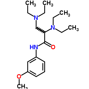 78406-75-4  3-(diethylamino)-N~2~,N~2~-diethyl-N-(3-methoxyphenyl)alaninamide