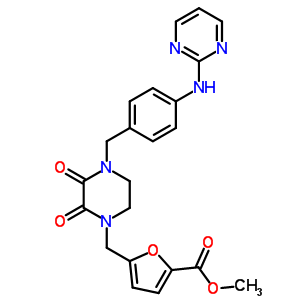 78789-07-8  methyl 5-({2,3-dioxo-4-[4-(pyrimidin-2-ylamino)benzyl]piperazin-1-yl}methyl)furan-2-carboxylate