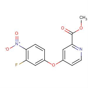 864245-60-3  2-Pyridinecarboxylic acid, 4-(3-fluoro-4-nitrophenoxy)-, methyl ester