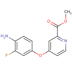 864245-61-4  2-Pyridinecarboxylic acid, 4-(4-amino-3-fluorophenoxy)-, methyl ester