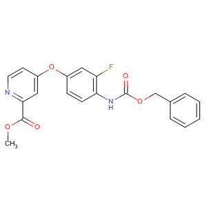 864245-66-9  2-Pyridinecarboxylic acid,4-[3-fluoro-4-[[(phenylmethoxy)carbonyl]amino]phenoxy]-, methyl ester