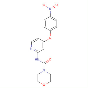 864245-80-7  4-Morpholinecarboxamide, N-[4-(4-nitrophenoxy)-2-pyridinyl]-