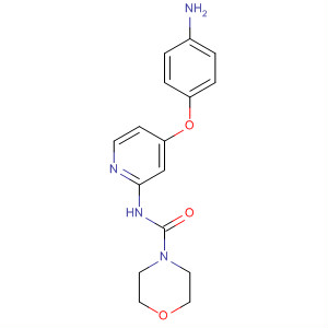 864245-81-8  4-Morpholinecarboxamide, N-[4-(4-aminophenoxy)-2-pyridinyl]-