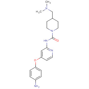 864246-43-5  1-Piperidinecarboxamide,N-[4-(4-aminophenoxy)-2-pyridinyl]-4-[(dimethylamino)methyl]-