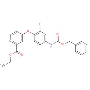 864248-44-2  2-Pyridinecarboxylic acid,4-[2-fluoro-4-[[(phenylmethoxy)carbonyl]amino]phenoxy]-, ethyl ester