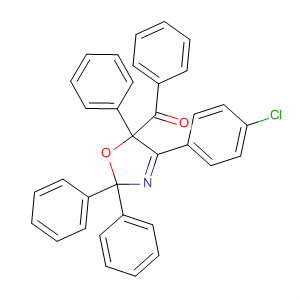 86428-17-3  Methanone,[4-(4-chlorophenyl)-2,5-dihydro-2,2,5-triphenyl-5-oxazolyl]phenyl-