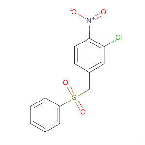 86434-25-5  Benzene, 2-chloro-1-nitro-4-[(phenylsulfonyl)methyl]-