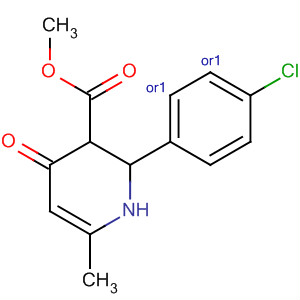 864376-18-1  3-Pyridinecarboxylic acid,2-(4-chlorophenyl)-1,2,3,4-tetrahydro-6-methyl-4-oxo-, methyl ester,(2R,3S)-rel-