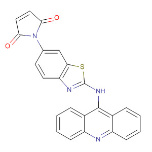 864497-97-2  1H-Pyrrole-2,5-dione, 1-[2-(9-acridinylamino)-6-benzothiazolyl]-