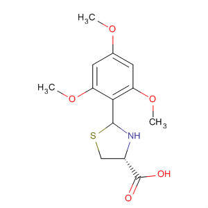 864667-95-8  4-Thiazolidinecarboxylic acid, 2-(2,4,6-trimethoxyphenyl)-, (4R)-