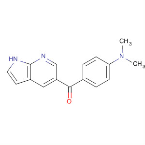 864681-26-5  Methanone, [4-(dimethylamino)phenyl]-1H-pyrrolo[2,3-b]pyridin-5-yl-
