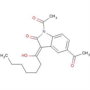 864689-29-2  2H-Indol-2-one, 1,5-diacetyl-1,3-dihydro-3-(1-hydroxyheptylidene)-,(3Z)-