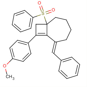 864949-75-7  Bicyclo[5.2.0]non-7-ene,8-(4-methoxyphenyl)-6-(phenylmethylene)-1-(phenylsulfonyl)-, (6E)-