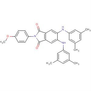 865537-11-7  1H-Isoindole-1,3(2H)-dione,5,6-bis[(3,5-dimethylphenyl)amino]-2-(4-methoxyphenyl)-