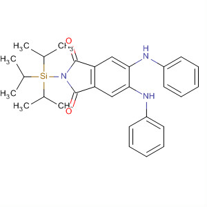 865537-14-0  1H-Isoindole-1,3(2H)-dione,5,6-bis(phenylamino)-2-[tris(1-methylethyl)silyl]-