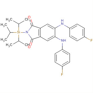 865537-15-1  1H-Isoindole-1,3(2H)-dione,5,6-bis[(4-fluorophenyl)amino]-2-[tris(1-methylethyl)silyl]-