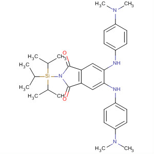 865537-17-3  1H-Isoindole-1,3(2H)-dione,5,6-bis[[4-(dimethylamino)phenyl]amino]-2-[tris(1-methylethyl)silyl]-