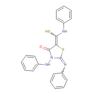 865809-50-3  4-Thiazolidinone,5-[mercapto(phenylamino)methylene]-3-(phenylamino)-2-(phenylimino)-