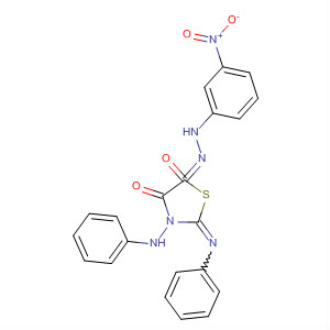 865809-60-5  4,5-Thiazolidinedione, 3-(phenylamino)-2-(phenylimino)-,5-[(3-nitrophenyl)hydrazone]