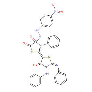 865809-74-1  4,5-Thiazolidinedione,2-[4-oxo-3-(phenylamino)-2-(phenylimino)-5-thiazolidinylidene]-3-phenyl-, 4-[(4-nitrophenyl)hydrazone]