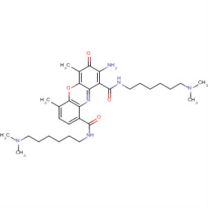 866083-47-8  3H-Phenoxazine-1,9-dicarboxamide,2-amino-N,N'-bis[6-(dimethylamino)hexyl]-4,6-dimethyl-3-oxo-