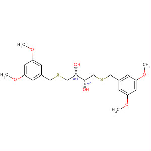 866105-69-3  2,3-Butanediol, 1,4-bis[[(3,5-dimethoxyphenyl)methyl]thio]-, (2R,3R)-rel-