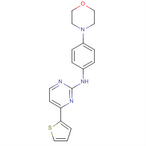 866112-11-0  2-Pyrimidinamine, N-[4-(4-morpholinyl)phenyl]-4-(2-thienyl)-