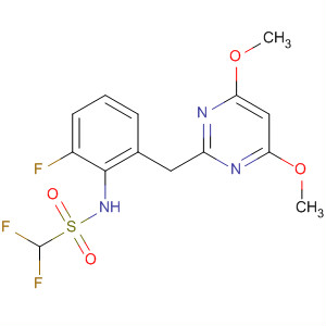 866128-69-0  Methanesulfonamide,N-[2-[(4,6-dimethoxy-2-pyrimidinyl)methyl]-6-fluorophenyl]-1,1-difluoro-