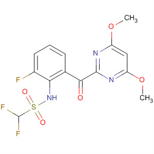 866128-73-6  Methanesulfonamide,N-[2-[(4,6-dimethoxy-2-pyrimidinyl)carbonyl]-6-fluorophenyl]-1,1-difluoro-