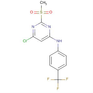 86627-04-5  4-Pyrimidinamine,6-chloro-2-(methylsulfonyl)-N-[4-(trifluoromethyl)phenyl]-