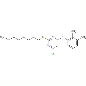 86627-47-6  4-Pyrimidinamine, 6-chloro-N-(2,3-dimethylphenyl)-2-(octylthio)-