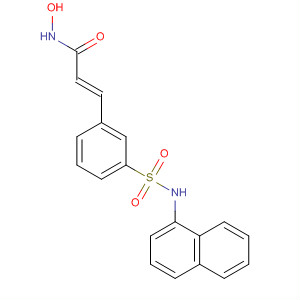 866323-35-5  2-Propenamide, N-hydroxy-3-[3-[(1-naphthalenylamino)sulfonyl]phenyl]-,(2E)-