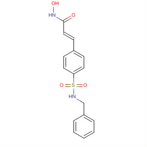866323-74-2  2-Propenamide, N-hydroxy-3-[4-[[(phenylmethyl)amino]sulfonyl]phenyl]-,(2E)-