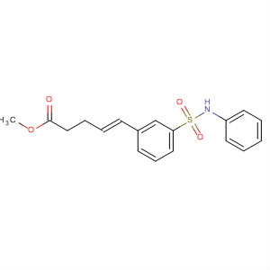 866323-96-8  4-Pentenoic acid, 5-[3-[(phenylamino)sulfonyl]phenyl]-, methyl ester,(4E)-
