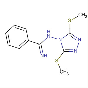86663-44-7  Benzenecarboximidamide, N-[3,5-bis(methylthio)-4H-1,2,4-triazol-4-yl]-