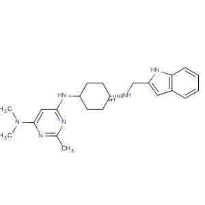 866644-04-4  4,6-Pyrimidinediamine,N'-[cis-4-[(1H-indol-2-ylmethyl)amino]cyclohexyl]-N,N,2-trimethyl-