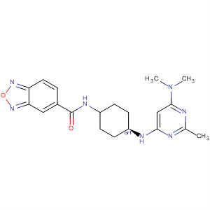 866645-08-1  2,1,3-Benzoxadiazole-5-carboxamide,N-[cis-4-[[6-(dimethylamino)-2-methyl-4-pyrimidinyl]amino]cyclohexyl]-