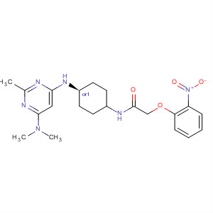 866645-37-6  Acetamide,N-[cis-4-[[6-(dimethylamino)-2-methyl-4-pyrimidinyl]amino]cyclohexyl]-2-(2-nitrophenoxy)-