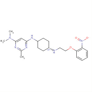 866646-86-8  4,6-Pyrimidinediamine,N,N,2-trimethyl-N'-[cis-4-[[2-(2-nitrophenoxy)ethyl]amino]cyclohexyl]-
