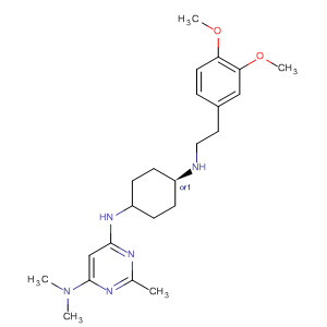 866646-91-5  4,6-Pyrimidinediamine,N'-[cis-4-[[2-(3,4-dimethoxyphenyl)ethyl]amino]cyclohexyl]-N,N,2-trimethyl-