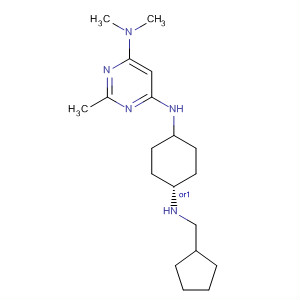 866646-99-3  4,6-Pyrimidinediamine,N'-[cis-4-[(cyclopentylmethyl)amino]cyclohexyl]-N,N,2-trimethyl-