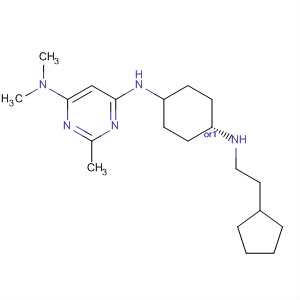866647-03-2  4,6-Pyrimidinediamine,N'-[cis-4-[(2-cyclopentylethyl)amino]cyclohexyl]-N,N,2-trimethyl-