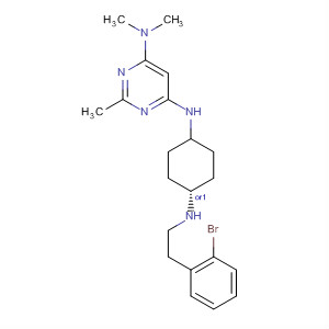 866647-07-6  4,6-Pyrimidinediamine,N'-[cis-4-[[2-(2-bromophenyl)ethyl]amino]cyclohexyl]-N,N,2-trimethyl-
