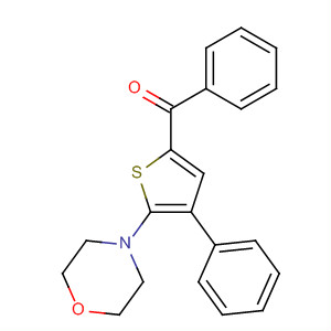 86673-60-1  Methanone, [5-(4-morpholinyl)-4-phenyl-2-thienyl]phenyl-