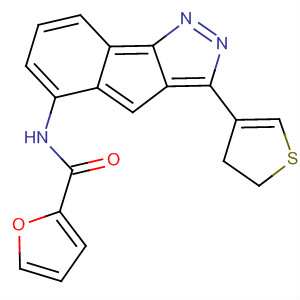 866851-46-9  2-Furancarboxamide,N-[1,4-dihydro-3-(3-thienyl)indeno[1,2-c]pyrazol-5-yl]-