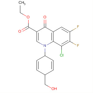 866954-95-2  3-Quinolinecarboxylic acid,8-chloro-6,7-difluoro-1,4-dihydro-1-[4-(hydroxymethyl)phenyl]-4-oxo-,ethyl ester