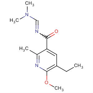 867007-08-7  3-Pyridinecarboxamide,N-[(dimethylamino)methylene]-5-ethyl-6-methoxy-2-methyl-